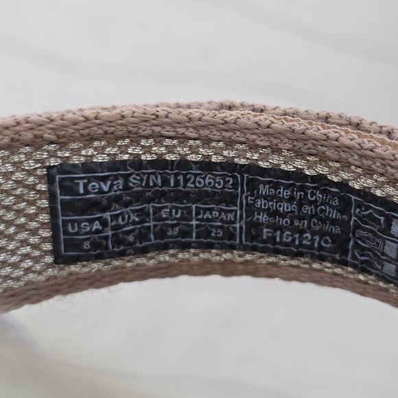 Teva Women Flatform Universal Karina Macaroon Mult Platform Sandals 1125652 Sz 8 - Picture 12 of 12